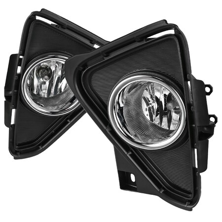 Spec-D Tuning 16-Up Toyota Rav4 Fog Lights- Clear LF-RAV416COEM-HZ